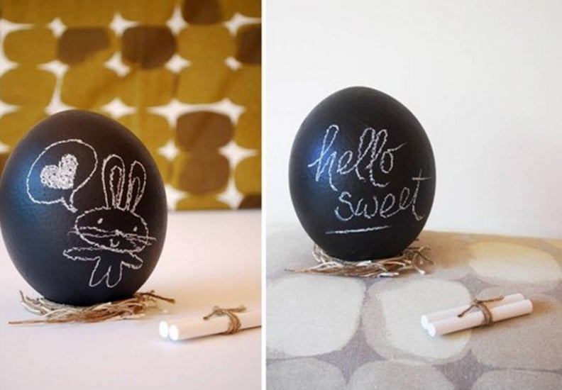 Chalkboard Painted Eggs