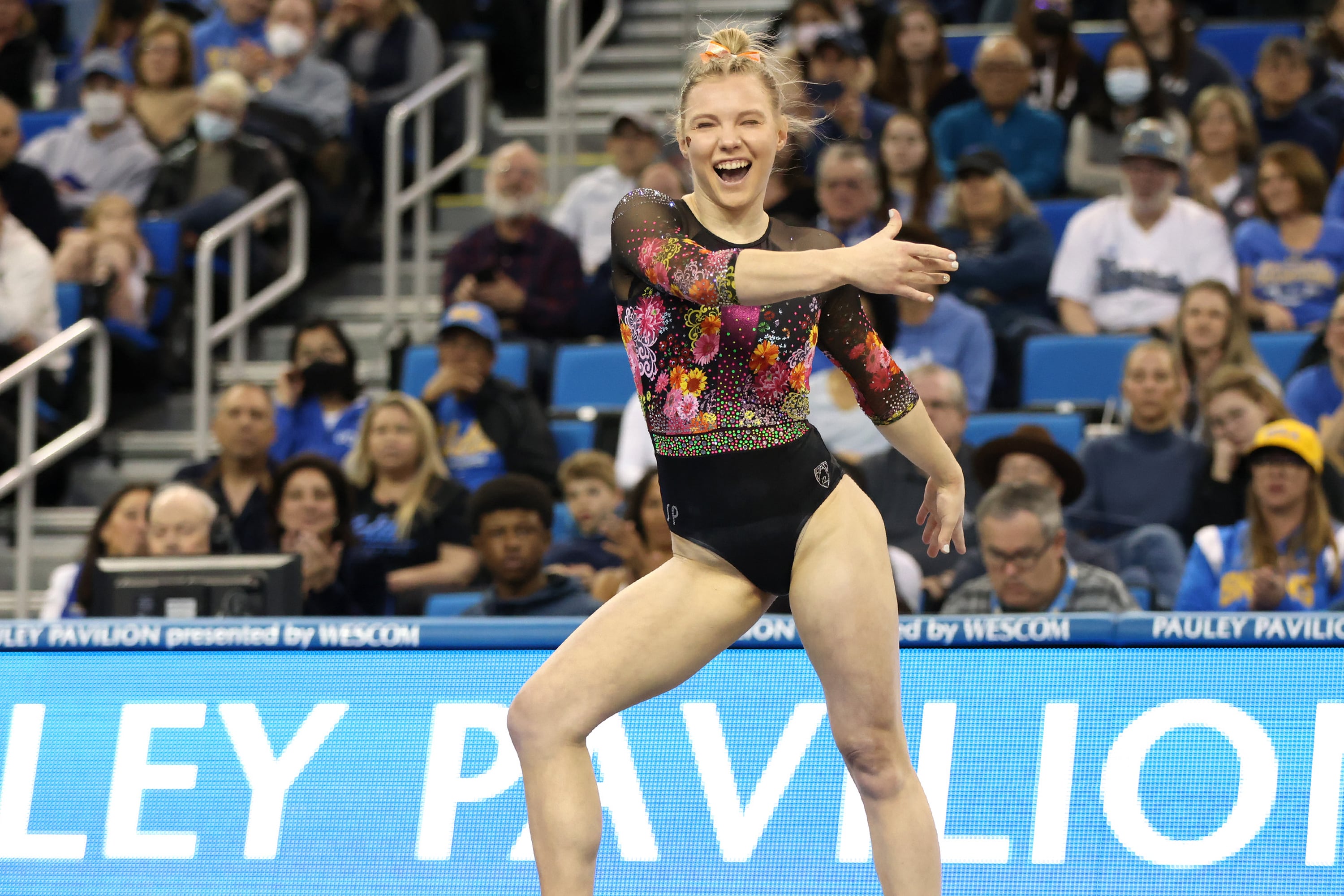 Watch Jade Carey's Perfect10 College Floor Routine POPSUGAR Fitness