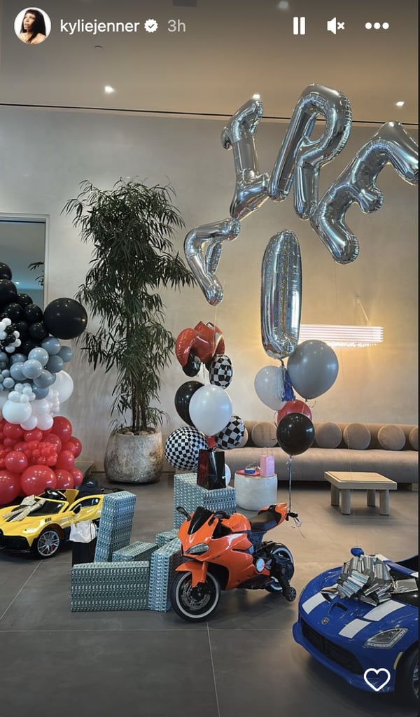 Kylie Jenner's Race Car Party For Aire's First Birthday