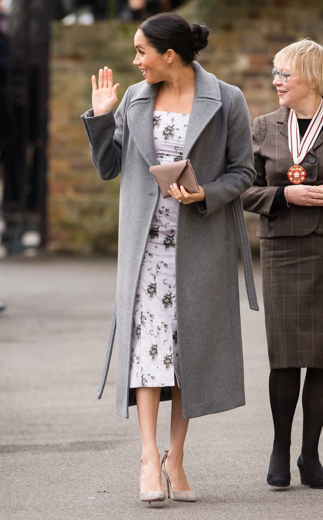 Meghan Markle's Gray Coat 2018