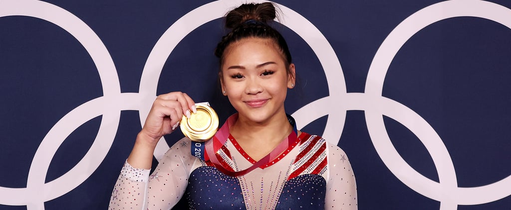 Suni Lee Just Wore the Cutest Pink Dress, but Her Gold-Medal Heels Are the Real Stars