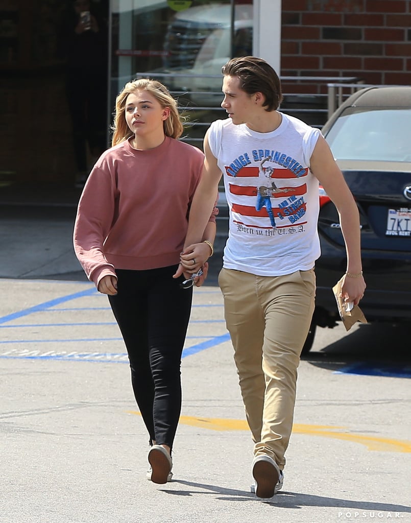 Chloe Moretz and Brooklyn Beckham Hold Hands in LA May 2016