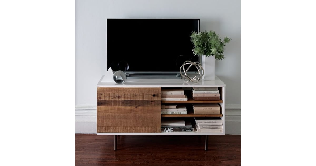 West Elm Reclaimed Wood & Lacquer Media Console Best Cyber Monday