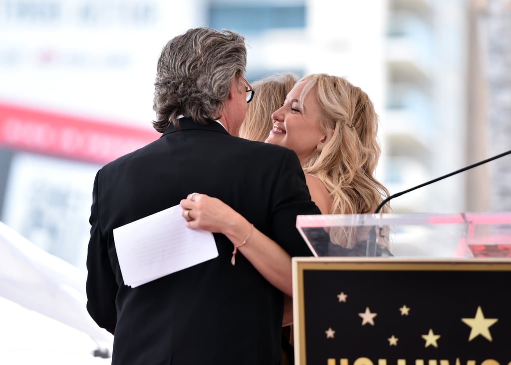 Goldie Hawn and Kurt Russell at Hollywood Walk of Fame 2017