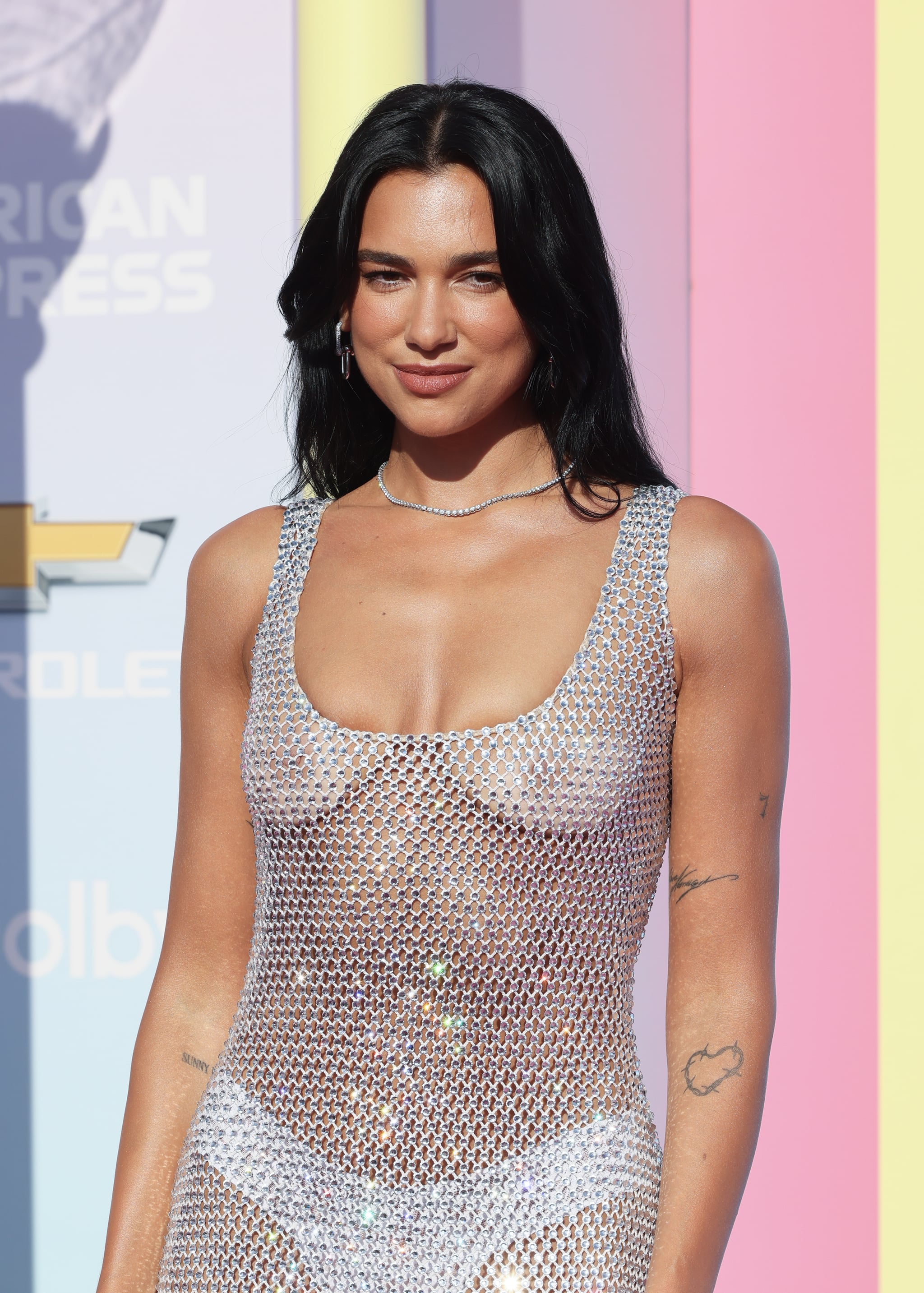 Fashion, Shopping & Style, Dua Lipa Goes Braless In Totally Sheer Naked  Dress for Barbie Premiere