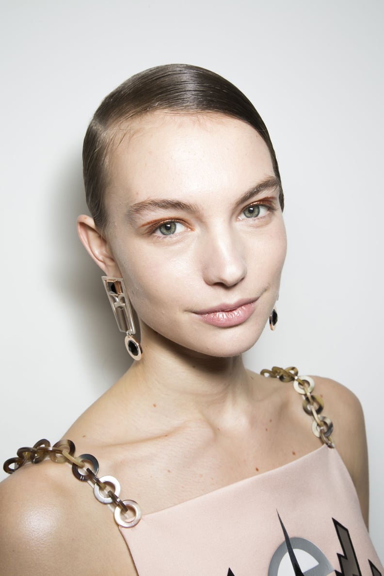 Slicked-Back and Sleek Strands