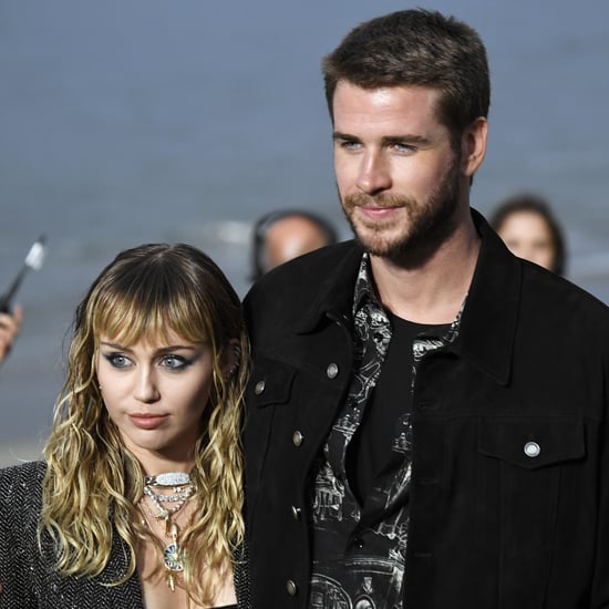 Miley Cyrus and Liam Hemsworth's Outfits at Saint Laurent