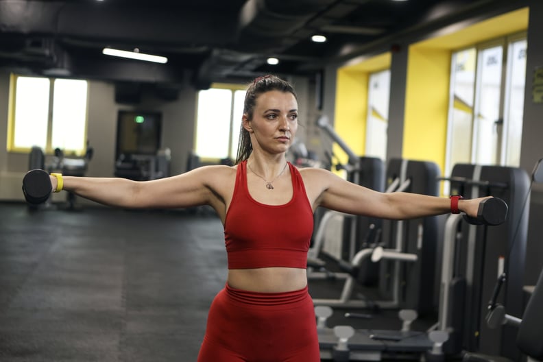 Beginner Arm Workout Superset 3, Move 2: Lateral Raise
