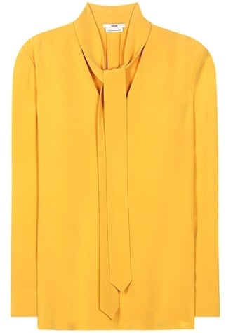Edun Silk Neck Tie Silk Blouse ($750)