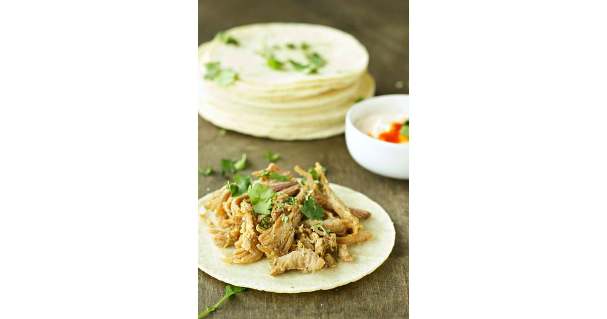 Slow Cooker Pork Tacos With Adobo Sour Cream Recipes With Chipotle