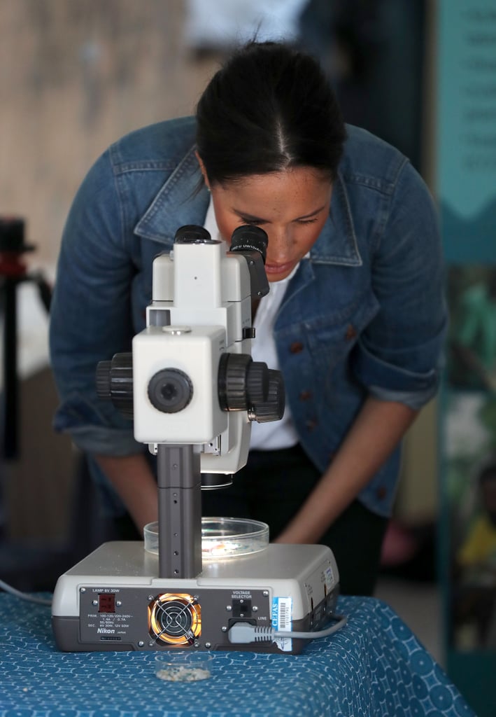 Meghan Markle Wearing a Madewell Denim Jacket