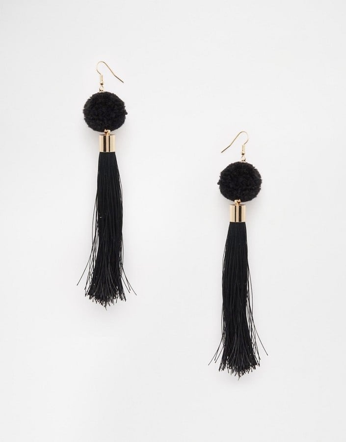 ASOS Nikou Pom Tassel Earrings ($13)