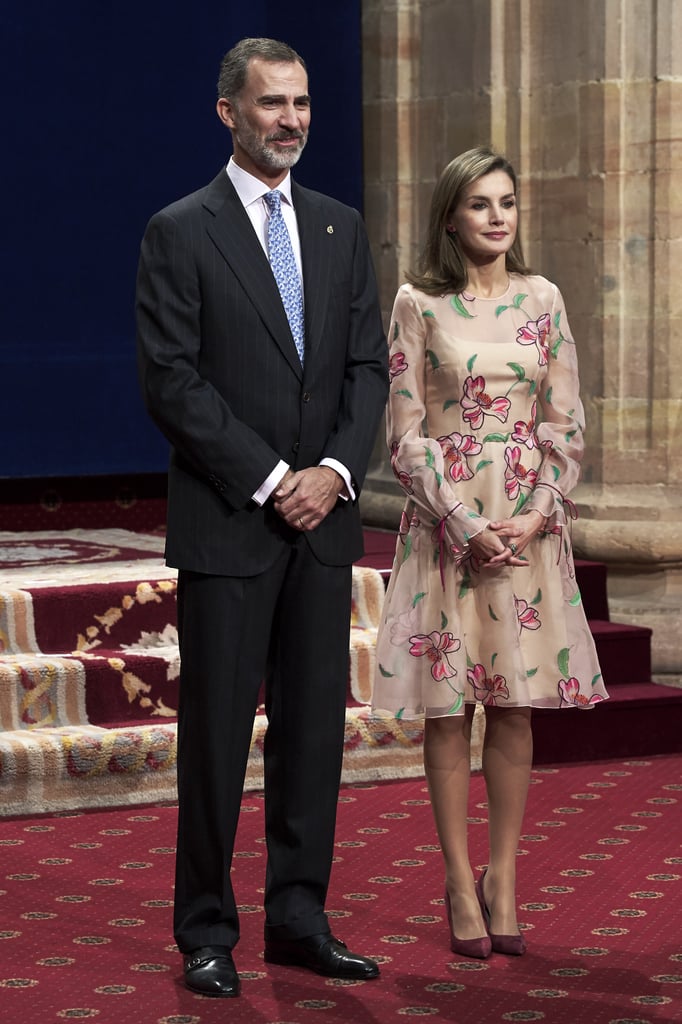 Queen Letizia's Floral Dress