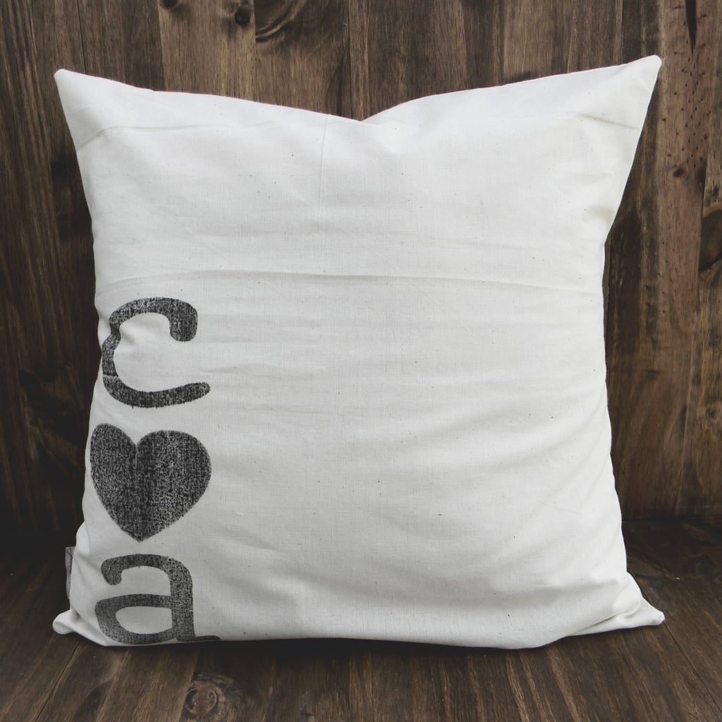 Initialed Pillow Cover