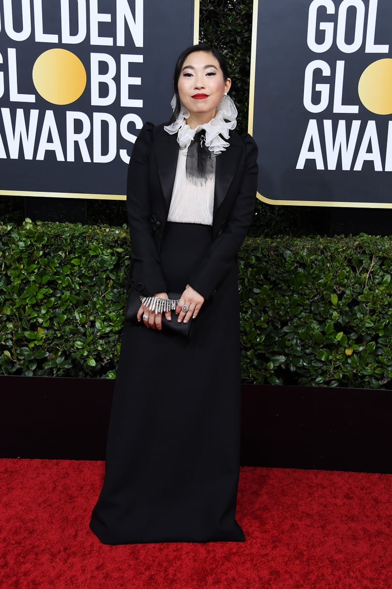 Awkwafina at the 2020 Golden Globes