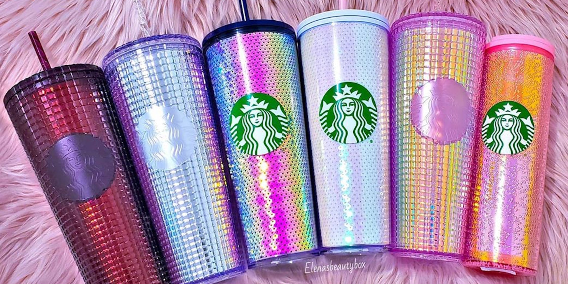Portable Reusable PP Straw Cup Water Bottle Cup with straw Sequined Glitter Drinking  Cup Juice tumbler Cup Straw Mug Drinkware