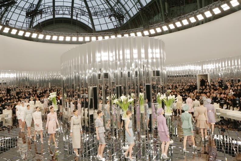 Chanel Pays Homage to Coco's Famous Mirrored Staircase, Spring Haute Couture 2017