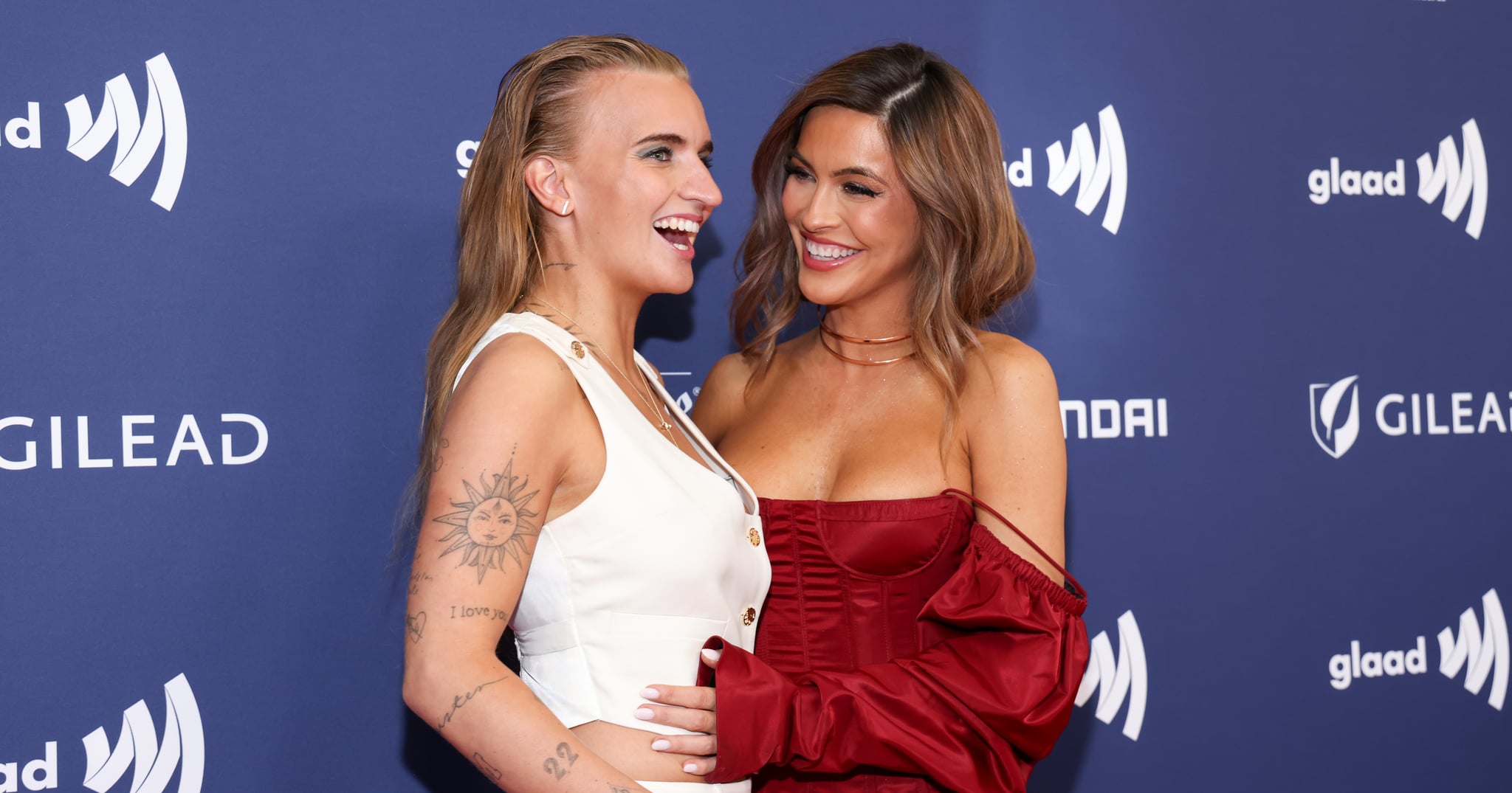 Chrishell Stause and G Flip Have a PDA-Filled Date Night at the GLAAD Awards