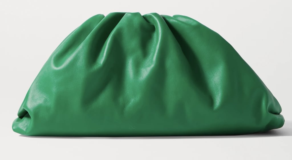 Bottega Veneta The Pouch Large Gathered Leather Clutch