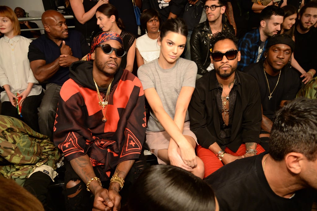 Kendall posed with Miguel and 2 Chainz (who, we'd like to point out, was actually wearing three chains).