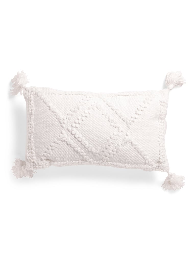 Indoor Outdoor Loop Textured Pillow