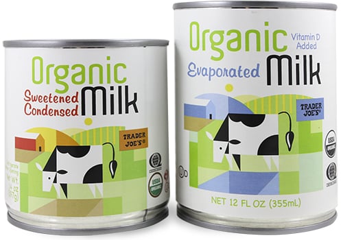 Organic Condensed & Evaporated Milk ($3)