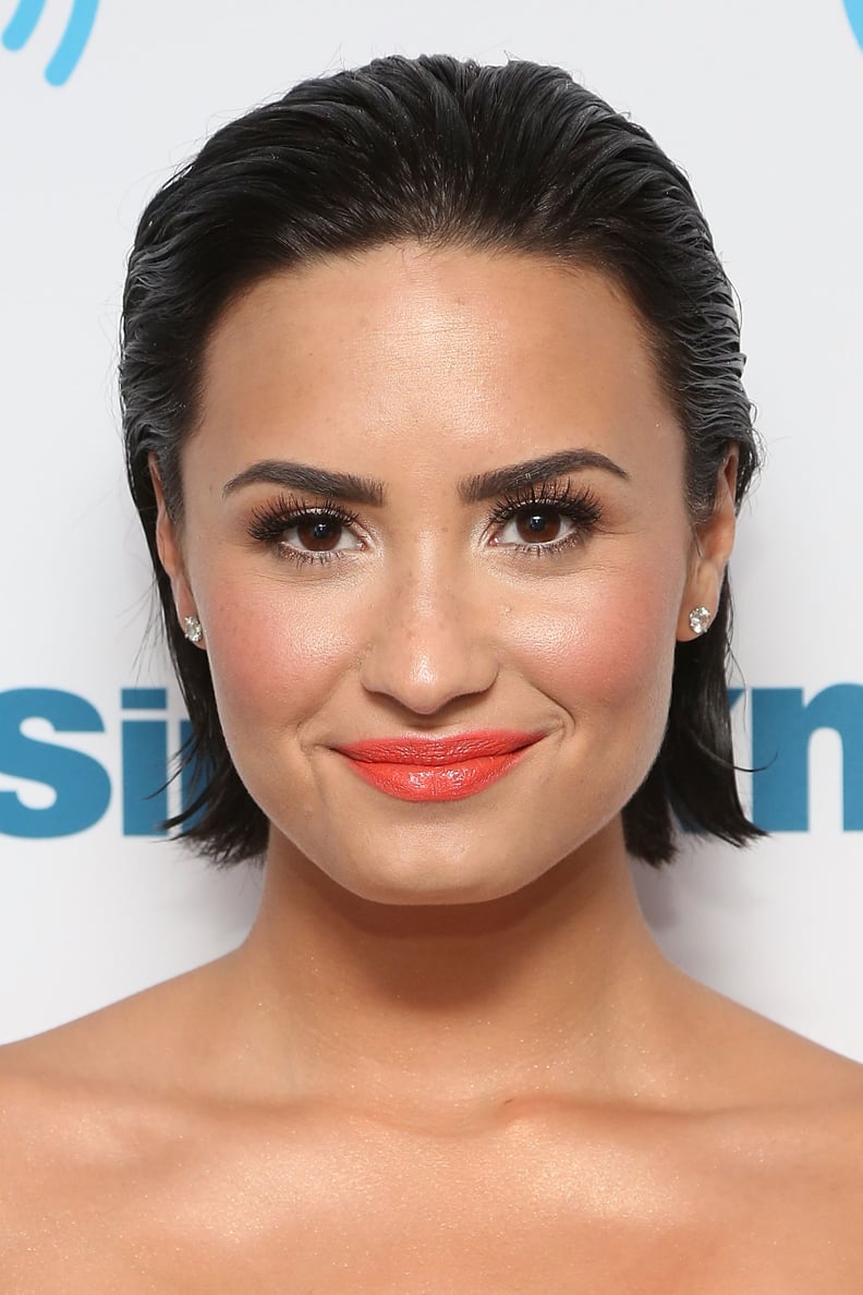 Demi Lovato's Slicked-Back Strands