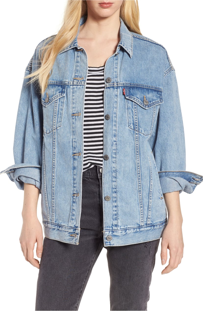 Levi's baggy online trucker denim jacket