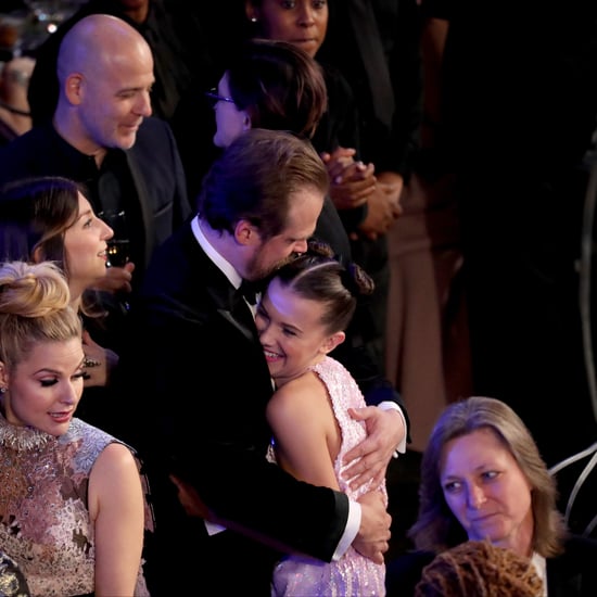 Millie Bobby Brown and David Harbour at the 2018 SAG Awards