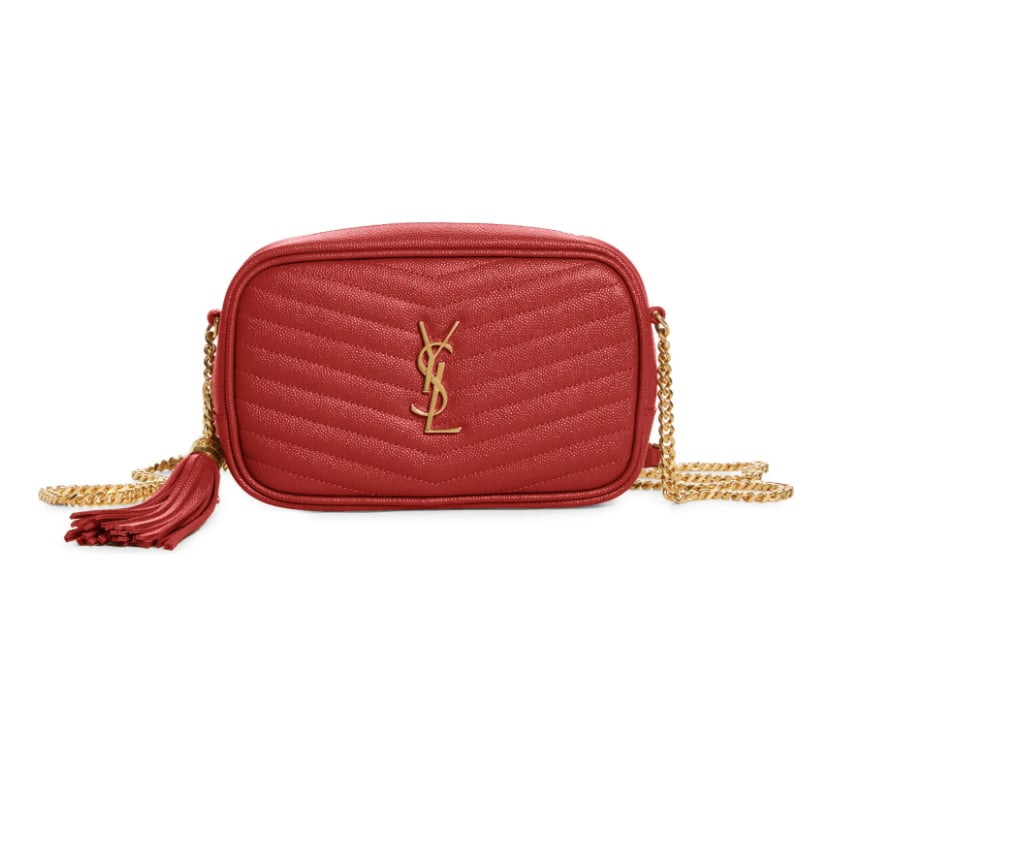 A Classic Crossbody: Saint Laurent Lou Matelassé Leather Camera Bag