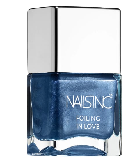 Nails Inc. Foiling in Love Nail Polish in Space Cadet