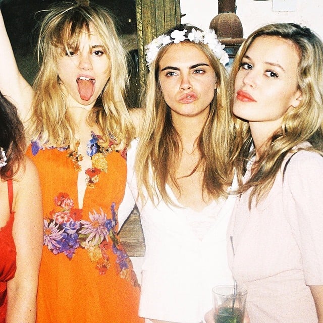 Suki Waterhouse and Cara Delevingne had fun together.
Source: Instagram user caradelevingne