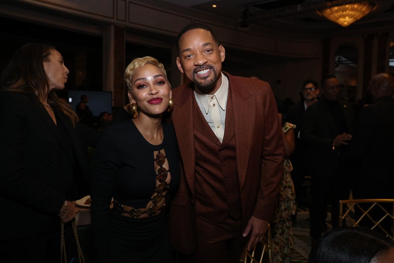 Meagan Good and Will Smith at the 2023 AAFCA Awards