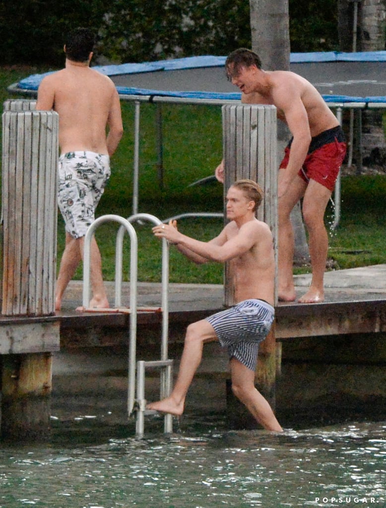 Miley Cyrus and Patrick Schwarzenegger Jet-Skiing Pictures