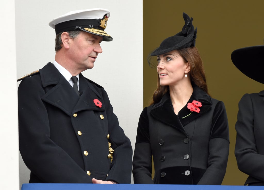 Kate Wearing Her Alexander McQueen Coat in 2015