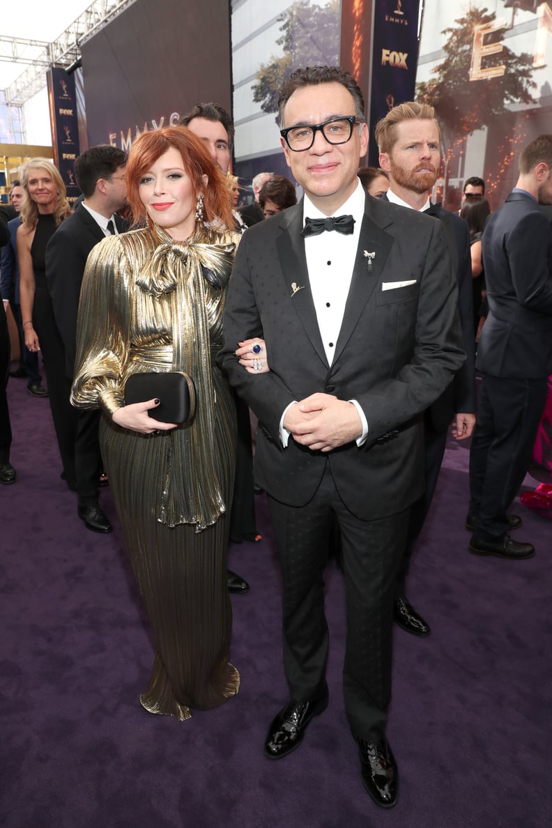 Natasha Lyonne and Fred Armisen at the 2019 Emmys