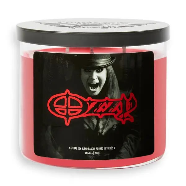 Rock and Roll Beauty x Ozzy Head Candle - Fireside