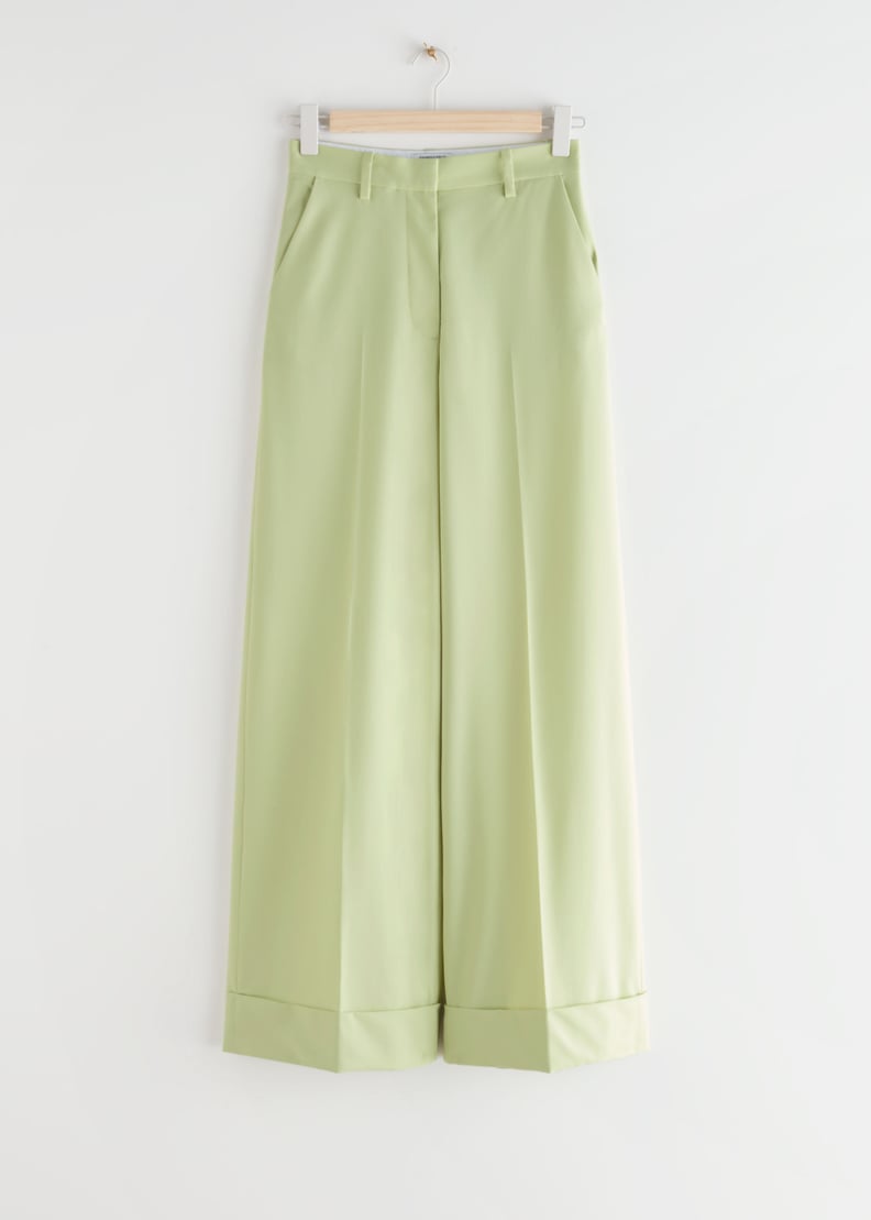 & Other Stories Wide Press Crease Trousers