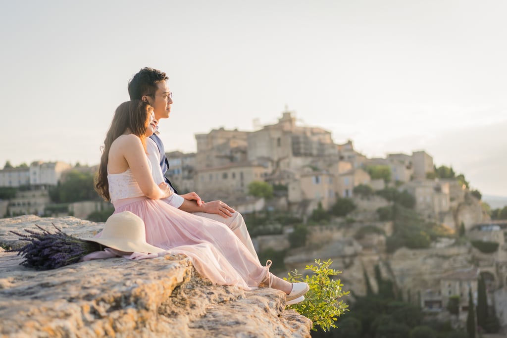 Engagement Shoot in Lavender Fields of Provence, France