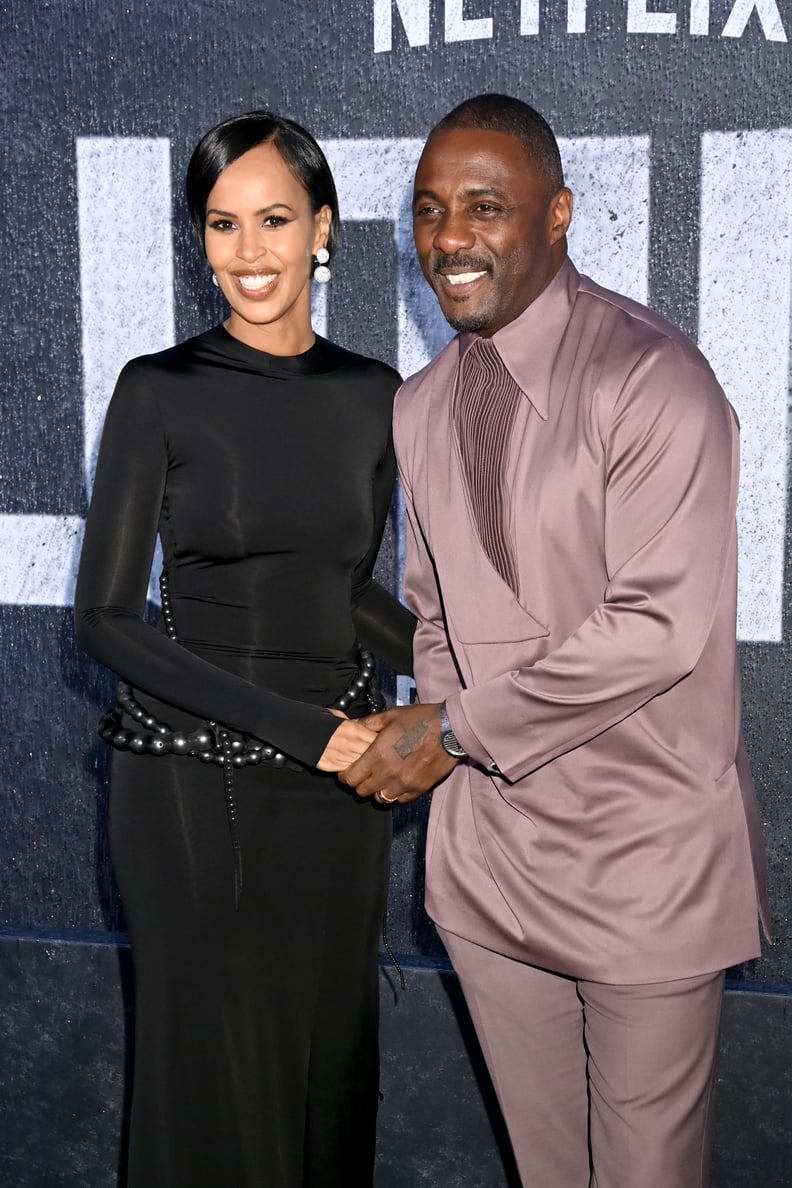 Idris Elba and Sabrina Dhowre Elba at the "Luther: The Fallen Sun" Premiere