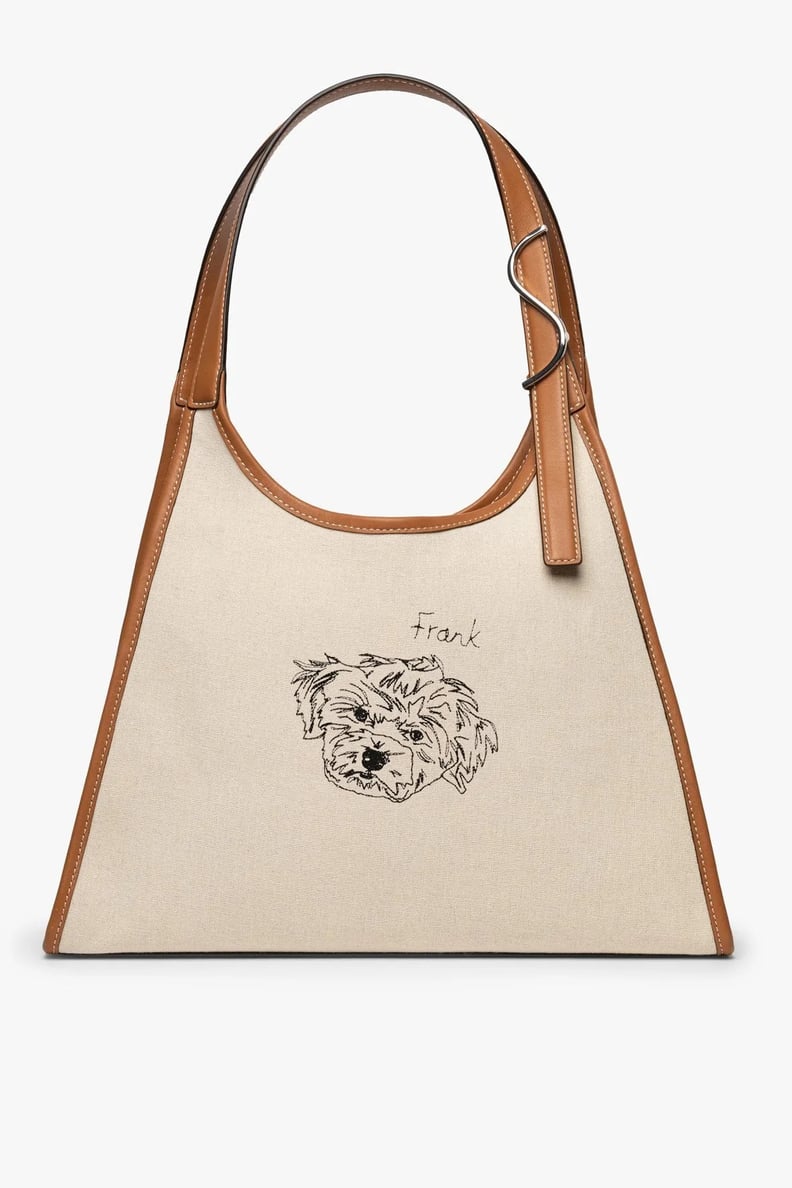 For Stylish Dog Parents: Staud x C. Bonz Custom Soft Rey Tote