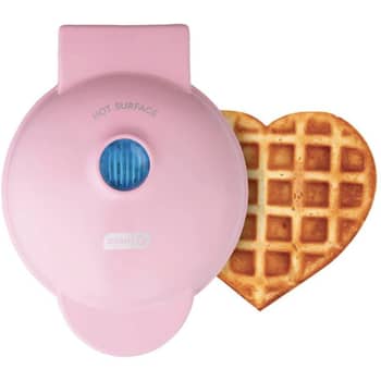 Nostalgia Personal Pink Electric Waffle Maker