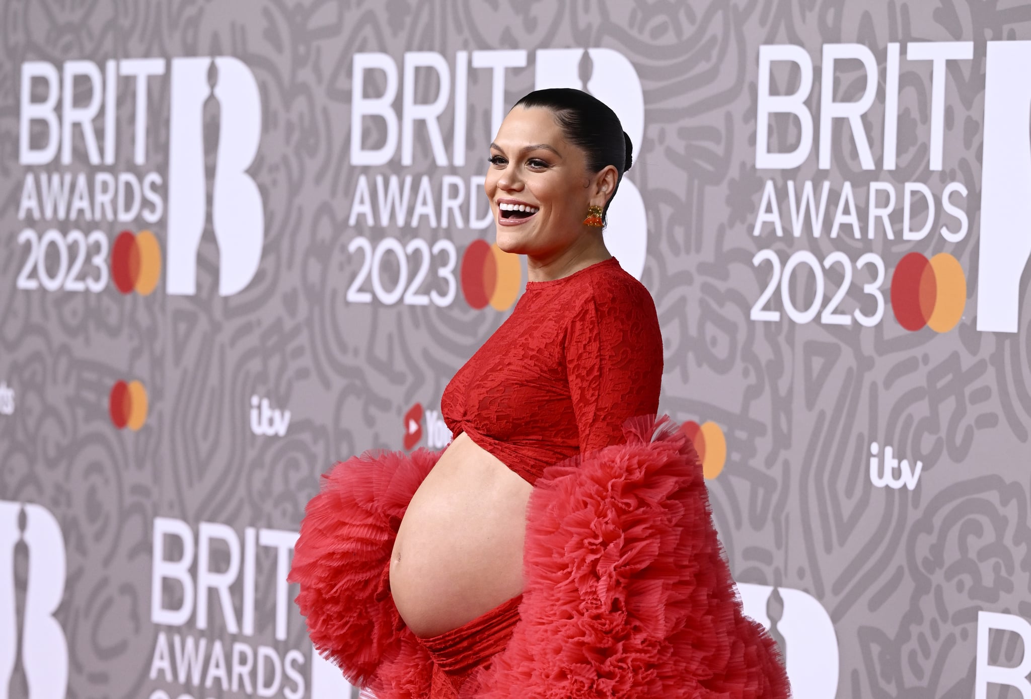 LONDON, ENGLAND - FEBRUARY 11: EDITORIAL USE ONLY: Jessie J attends The BRIT Awards 2023  at The O2 Arena on February 11, 2023 in London, England. (Photo by Gareth Cattermole/Gareth Cattermole/Getty Images)