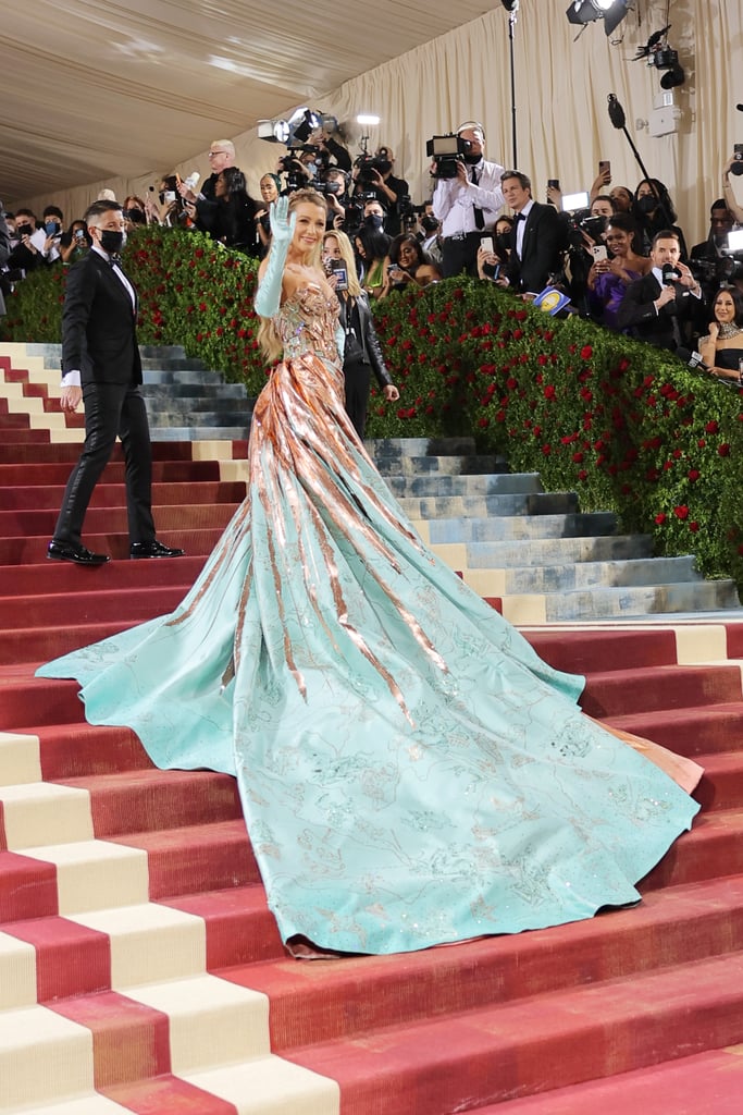 Blake Lively Wearing Atelier Versace at the Met Gala 2022