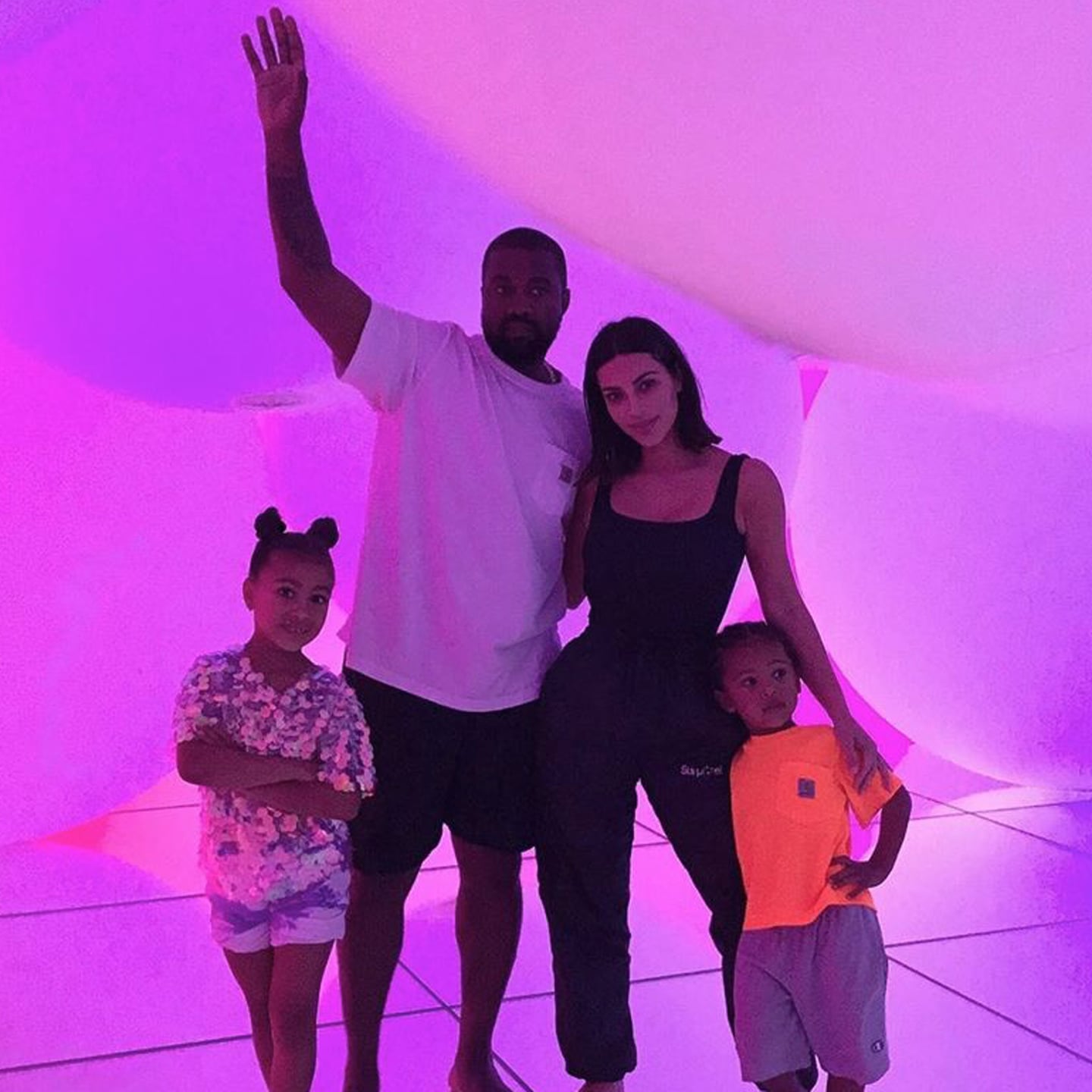 Kim Kardashian And Kanye West With Kids In Japan 19 Popsugar Family
