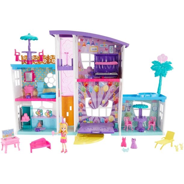 Polly Pocket Poppin' Party Pad Is A Transforming Playhouse!