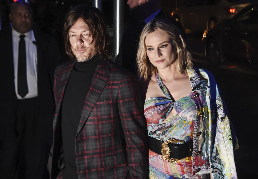 Diane Kruger and Norman Reedus at Versace Fashion Show 2018