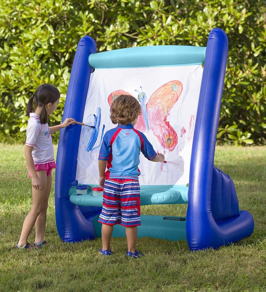 Inflatable Easel With Paints