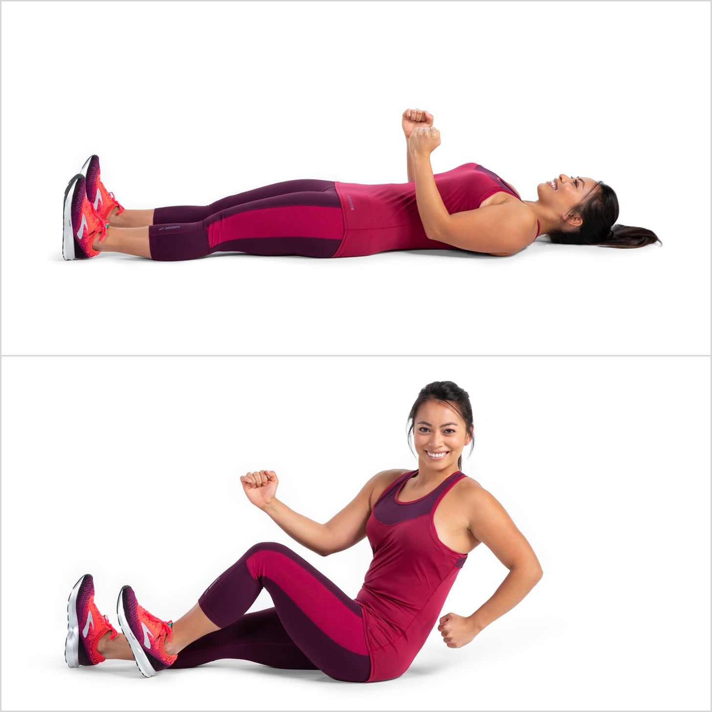 Runners crunch deals exercise