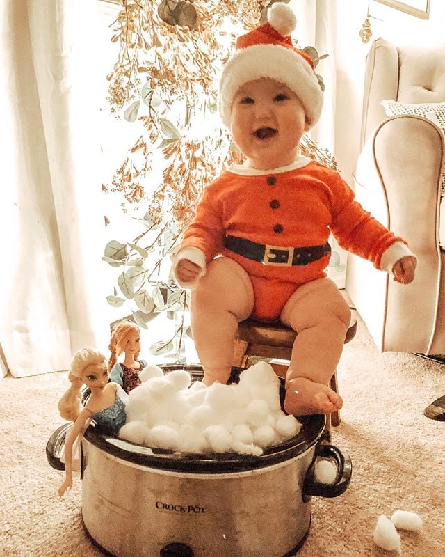 Baby Dressed as Elf on the Shelf 2018